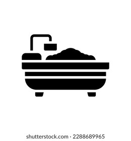 bathtub icon for your website design, logo, app, UI.