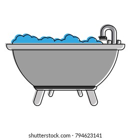 Bathtub isolated symbol