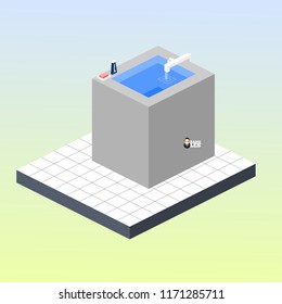 
bathtub (Isometric View)