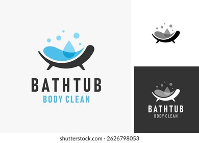 Bathtub logo symbol icon design