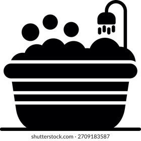 Bathtub New Creative Icon Design Vector