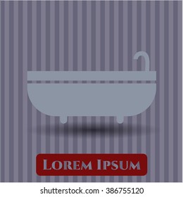 Bathtub symbol