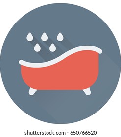 Bathtub Vector Icon