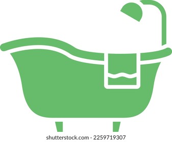 Bathtub vector icon. Can be used for printing, mobile and web applications.