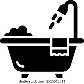 Badewanne Vektor Symbol Design Illustration