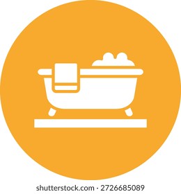Bathtub Vector Icon Design Illustration