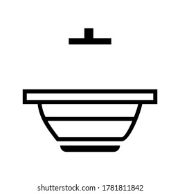 Bathtube icon or logo isolated sign symbol vector illustration - high quality black style vector icons
