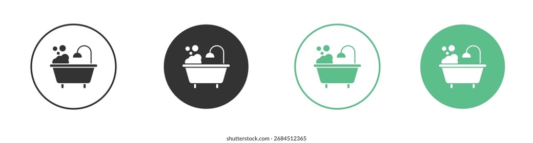Bathtube icon for your website, mobile, presentation, and logo designs.