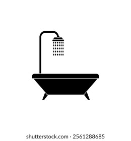 Bathtup, Bath Tap icon. beauty icon vector. makeup cosmetic icon vector