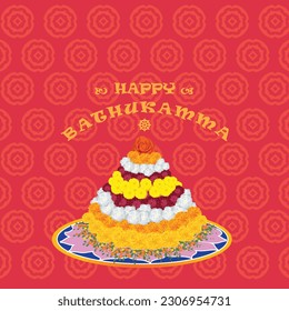 Bathukamma is a flower-festival celebrated by the women of Telangana and Andhra Pradesh.