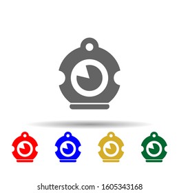 Bathyscaph, bathyscaphe, submarine multi color style icon. Simple glyph, flat vector of transport icons for ui and ux, website or mobile application