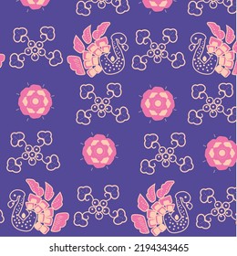 Batik "Angso Duo" pattern vector