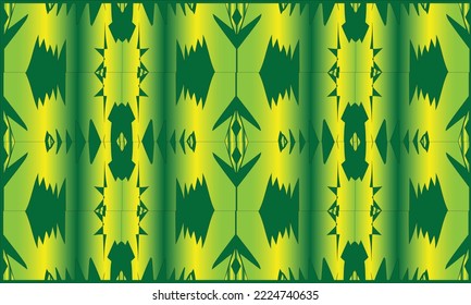 fondo batido con motivos verde oscuro, verde claro y amarillo
