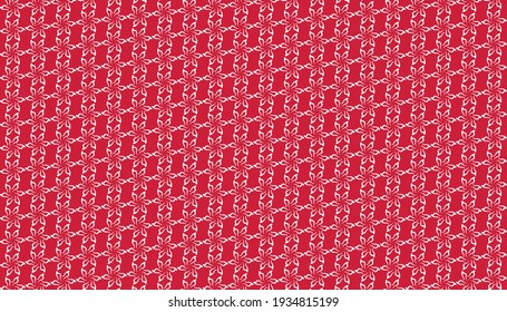 batik background illustration with floral motif