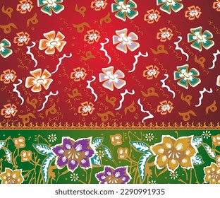 Batik Basurek de Bengkulu es muy hermoso