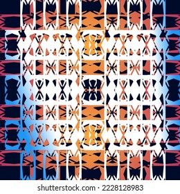 batik with a blend of color gradations