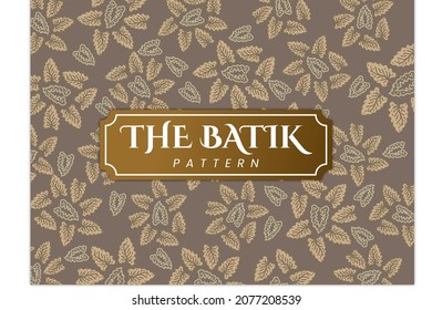 The Batik Classic Pattern for your fashion design, fabric pattern, business and many more 