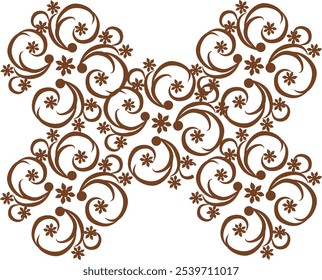 Batik design. Batik vector. Batik is a traditional art painting from Indonesia painted on cloth