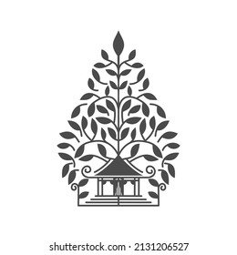 Batik Ethnic Pattern Javanese culture Vector Background Illustration