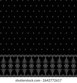 Batik fabric textile pattern seamless ethnic traditional classic ornament texture