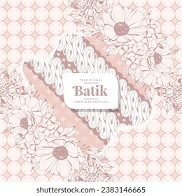 batik floral seamless pattern 6