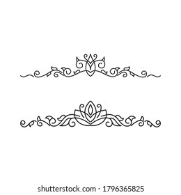 
Batik flower frame ornament set