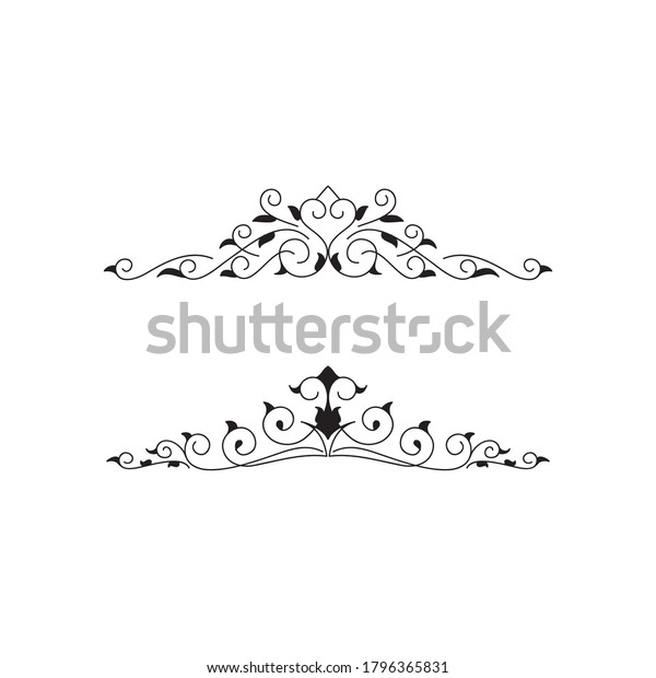 \
Batik flower frame ornament\
set