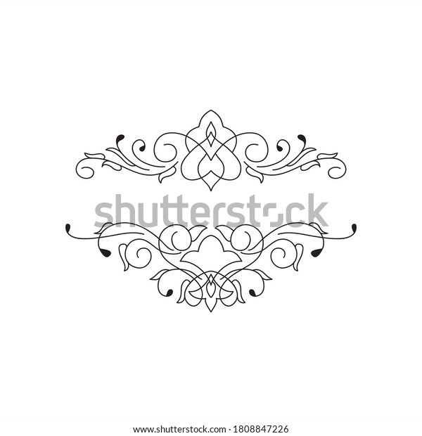 Batik flower frame ornament
set