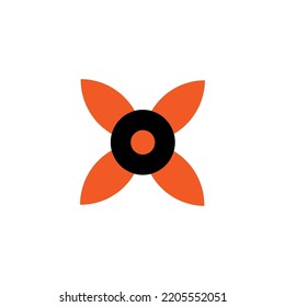diseño de ilustraciones vectoriales de iconos de flor batida