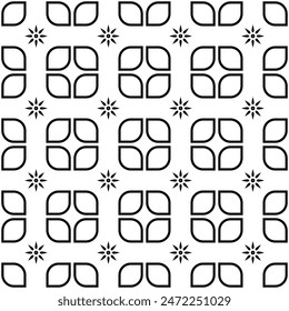 Batik Geometric Seamless Patterns Collection