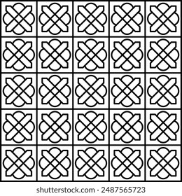 Batik Geometric Seamless Patterns Colección