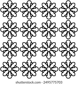Batik Geometric Seamless Patterns Collection