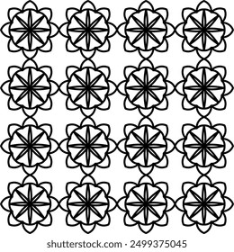 Batik Geometric Seamless Patterns Collection