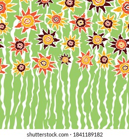 batik glue motif with a flower background