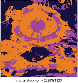 batik illustration pattern , tie dye vector