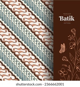 batik indonesia seamless pattern art