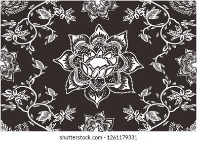 Batik Indonesian: is a technique of wax-resist dyeing applied to whole cloth, or cloth made using this technique originated from Indonesia.
