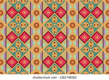 Batik Indonesian: is a technique of wax-resist dyeing applied to whole cloth, or cloth made using this technique originated from Indonesia.
