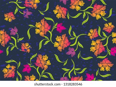 Batik Indonesian: is a technique of wax-resist dyeing applied to whole cloth, or cloth made using this technique originated from Indonesia.