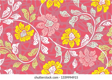 Batik Indonesian: is a technique of wax-resist dyeing applied to whole cloth, or cloth made using this technique originated from Indonesia.
