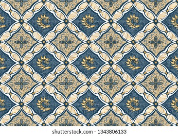 Batik Indonesian: is a technique of wax-resist dyeing applied to whole cloth, or cloth made using this technique originated from Indonesia.