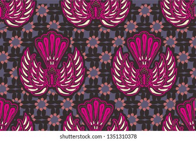    
Batik Indonesian: is a technique of wax-resist dyeing applied to whole cloth, or cloth made using this technique originated from Indonesia.