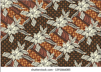 Batik Indonesian: is a technique of wax-resist dyeing applied to whole cloth, or cloth made using this technique originated from Indonesia.