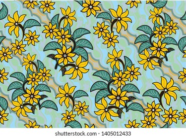 Batik Indonesian: is a technique of wax-resist dyeing applied to whole cloth, or cloth made using this technique originated from Indonesia.