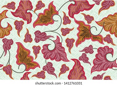 Batik Indonesian: is a technique of wax-resist dyeing applied to whole cloth, or cloth made using this technique originated from Indonesia.