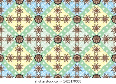Batik Indonesian: is a technique of wax-resist dyeing applied to whole cloth, or cloth made using this technique originated from Ind