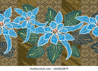 Batik Indonesian: is a technique of wax-resist dyeing applied to whole cloth, or cloth made using this technique originated from Indonesia.