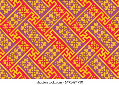 Batik Indonesian: is a technique of wax-resist dyeing applied to whole cloth, or cloth made using this technique originated from Indonesia.