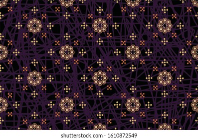 Batik Indonesian: is a technique of wax-resist dyeing applied to whole cloth, or cloth made using this technique originated from Indonesia.