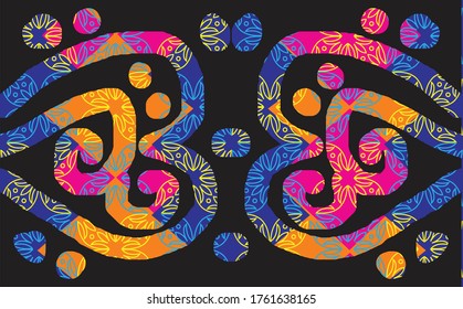 Batik Indonesian: is a technique of wax-resist dyeing applied to whole cloth, or cloth made using this technique originated from Indonesia.
